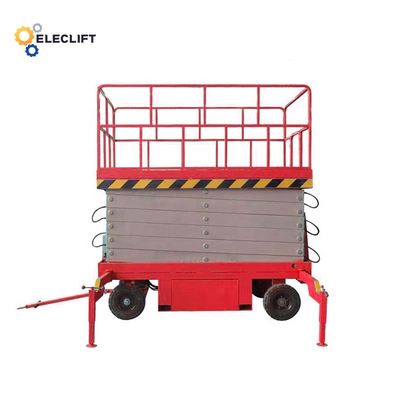 Electric/Diesel/Gasoline Mobile Hydraulic Scissor Lift Table Overload ...