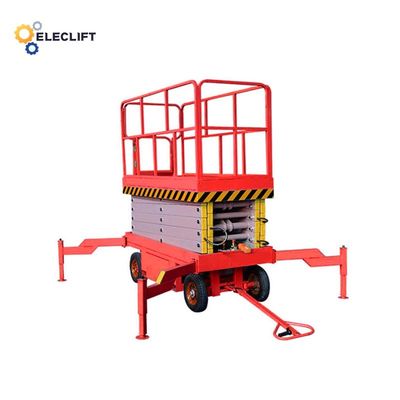 Electric/Diesel/Gasoline Mobile Hydraulic Scissor Lift Table Overload ...