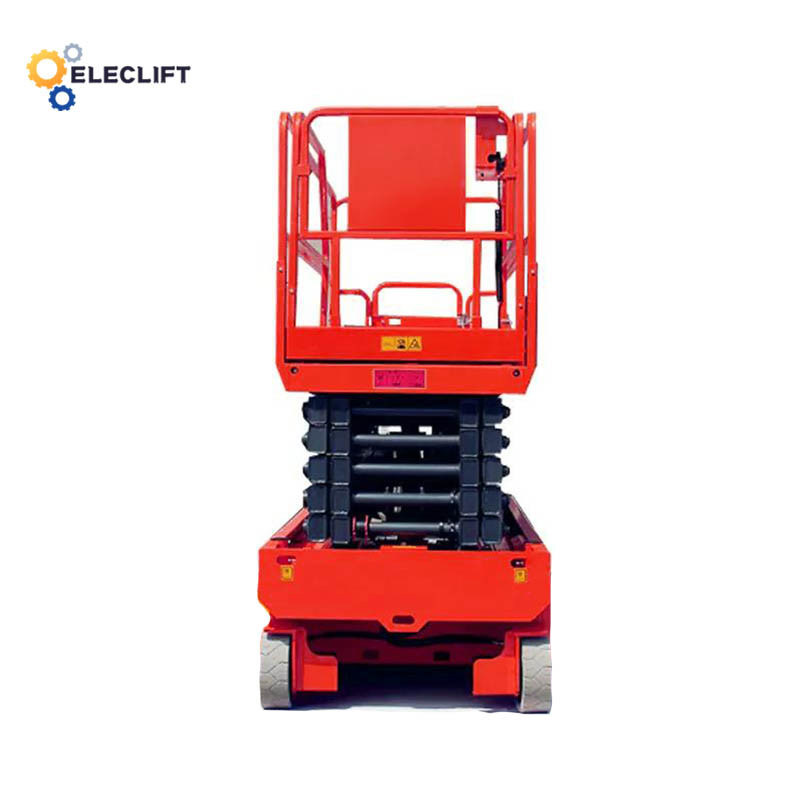 Manual Steering Self Propelled Scissor Lift Table With Emergency Stop